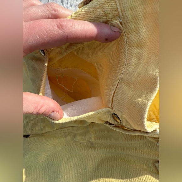 Vintage Wrangler Yellow Straight-Leg Jeans, Size 5 - Picture 3 of 6